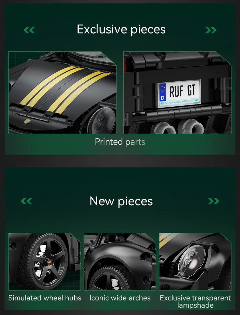 Porsche RUF GT Brick Supercar 1655PCS