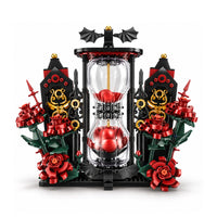Gothic Rose Hourglass Sculpture