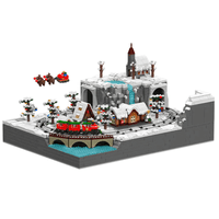 Weihnachtszug-Freizeitpark, 4233 Teile
