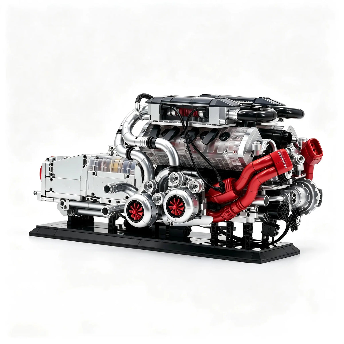 Motorised W16 Engine with Gearbox, Lights & Sound 2520pcs