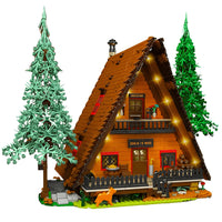 Wooden Cabin In The Woods  3398pcs