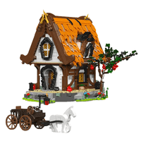 Mittelalterliche Holzhütte, 2191 Teile 