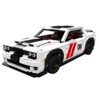 Supercharged American Muscle Car - 1543pcs