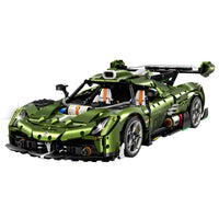 Chrome Edition Schwedischer Hypercar 3840 Teile