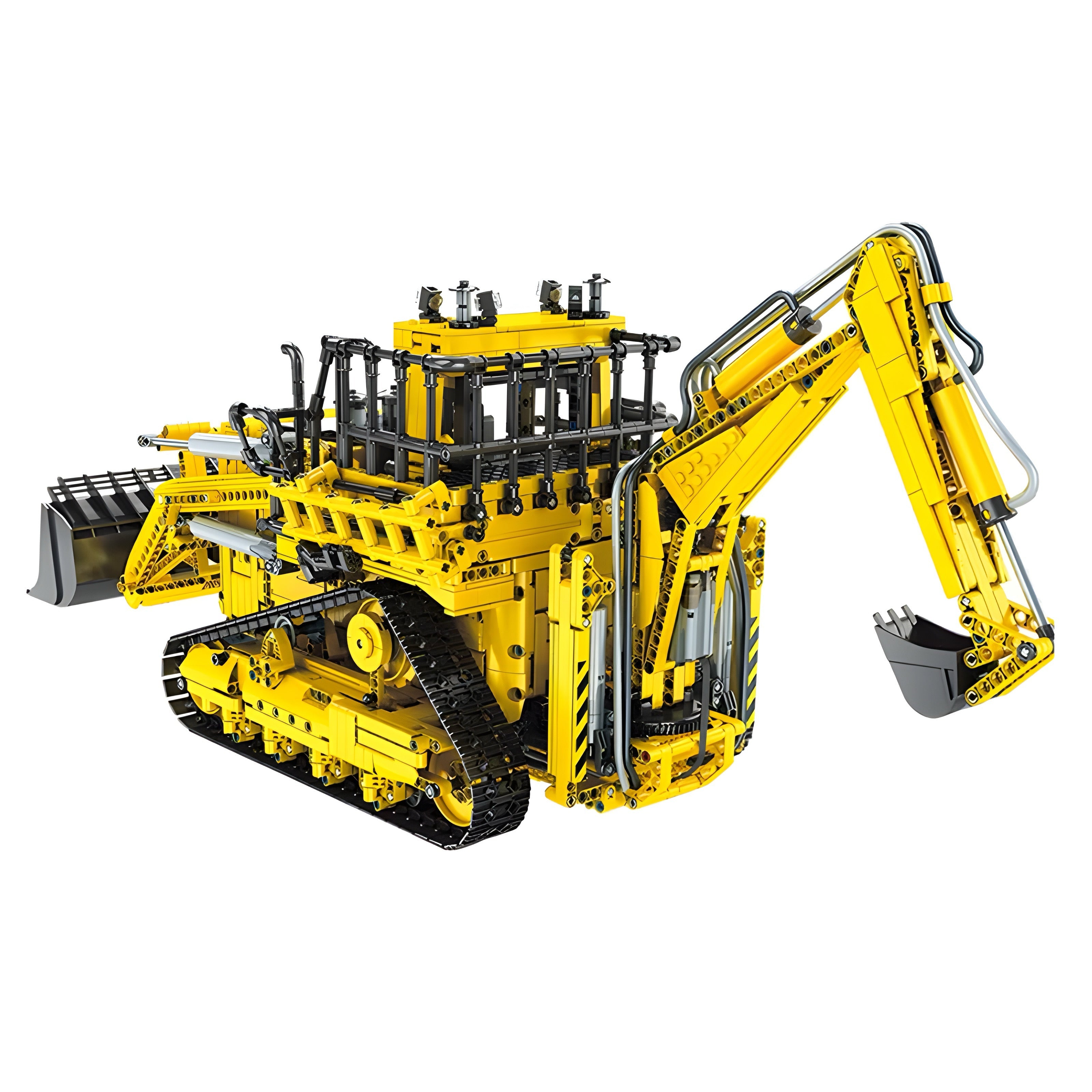 Remote Controlled Pneumatic Backhoe Loader 3960pcs