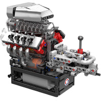 El icónico motor V8 Supercharger 854pcs