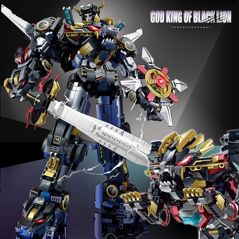 Obsidian Apex Lion Mecha 3935pcs