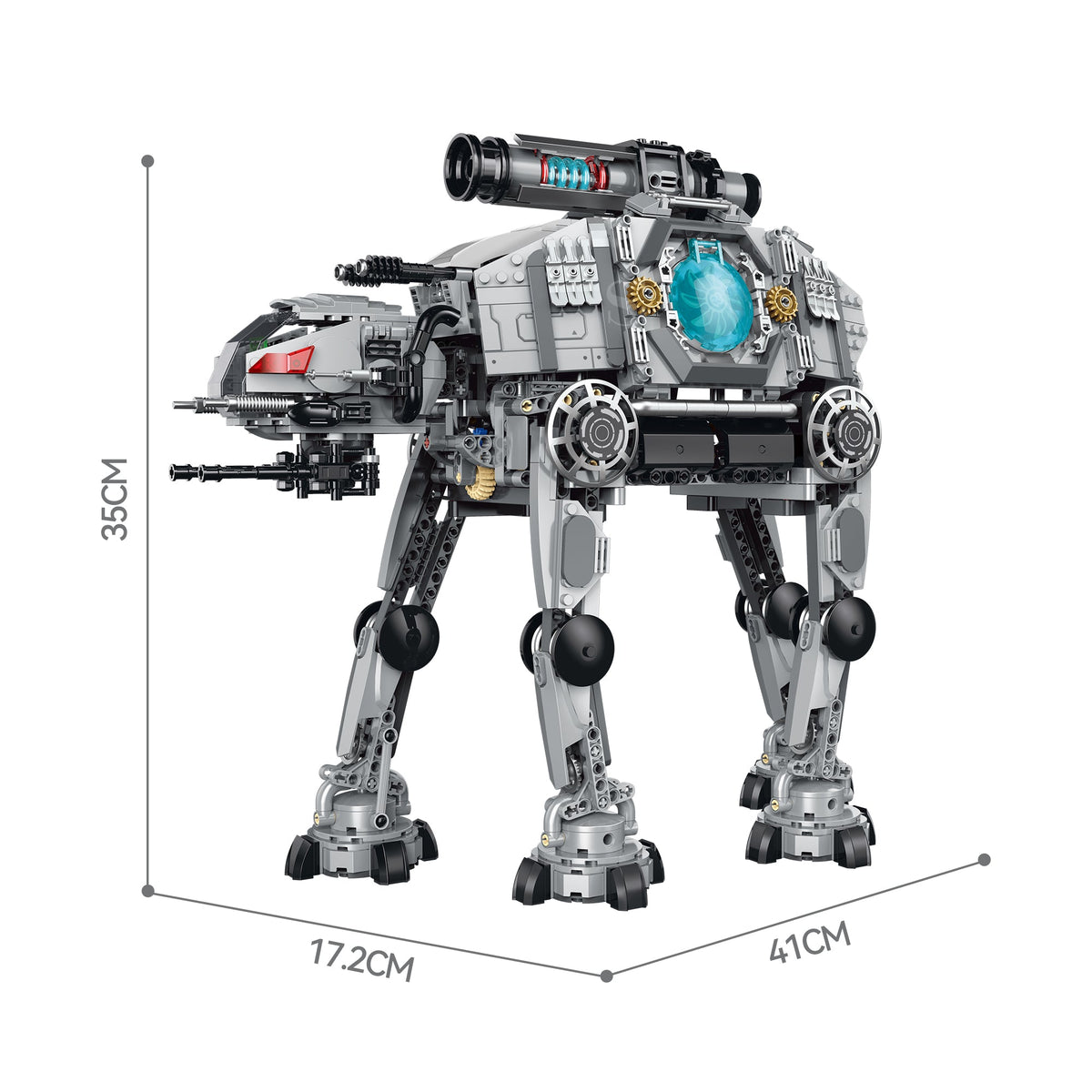 Sci-Fi Quadruped Assault Walker 1570pcs