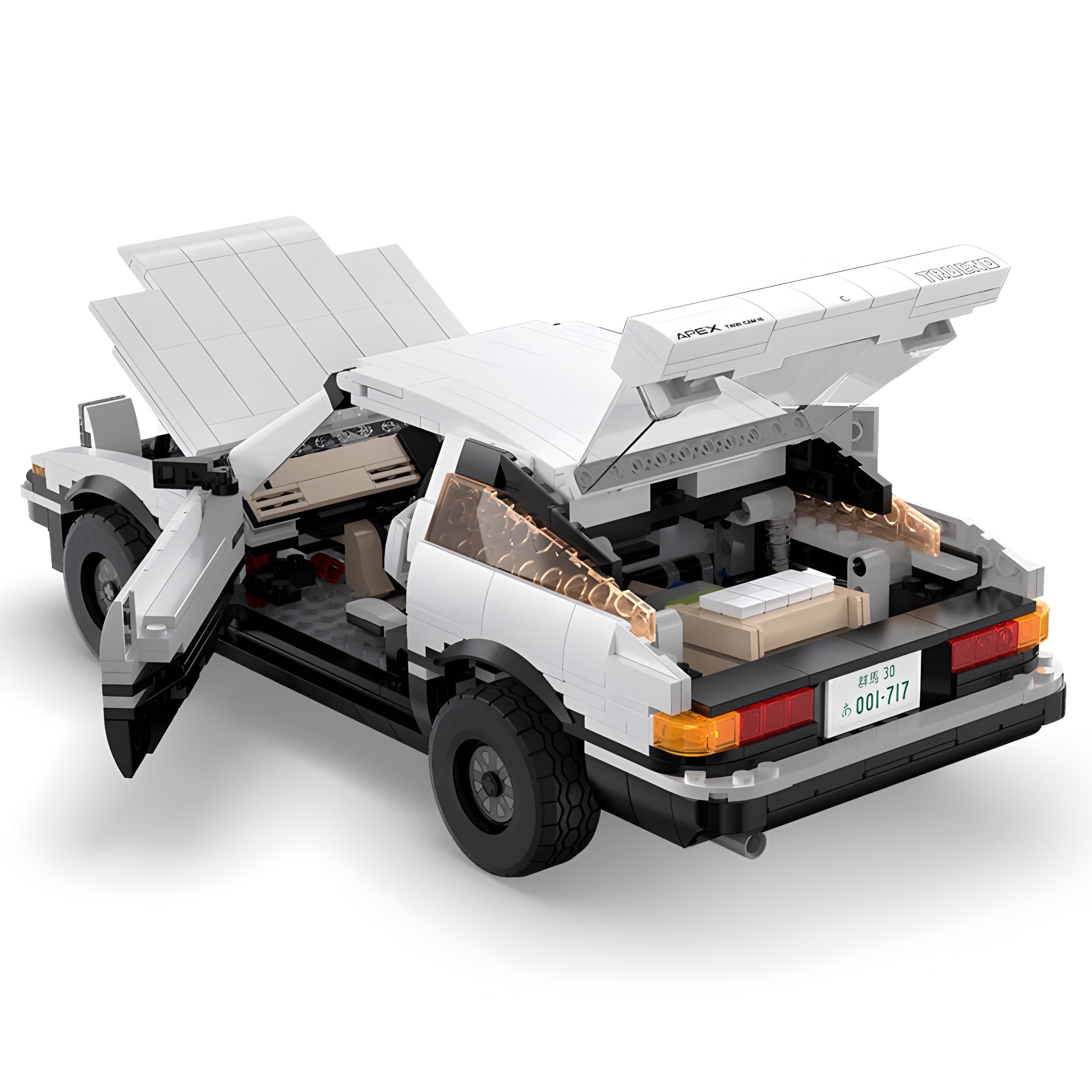 Initial D AE86 Drift Legend – 1:12 RC JDM Icon (1324 pcs)