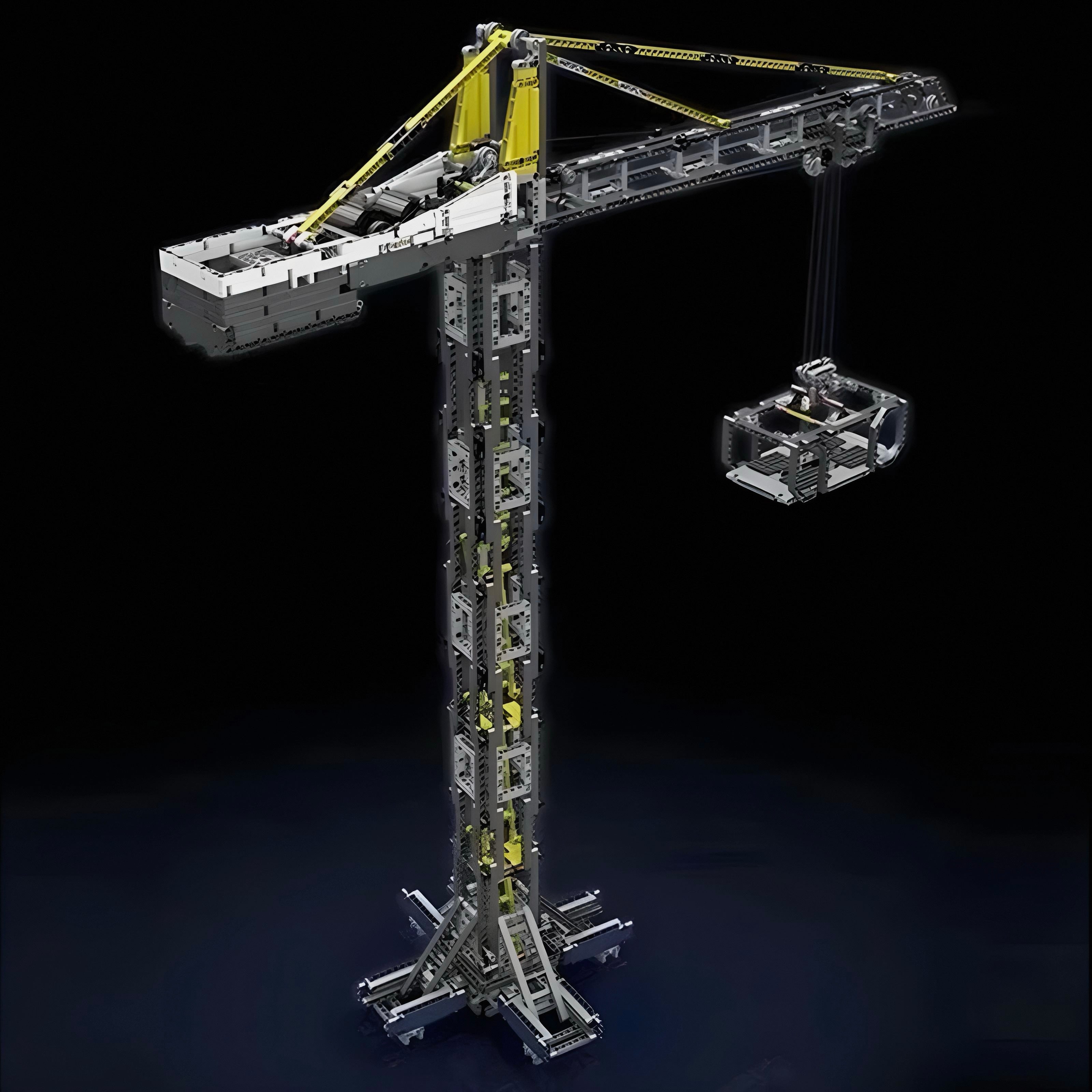 Remote Controlled 98cm Tower Crane  1796pcs