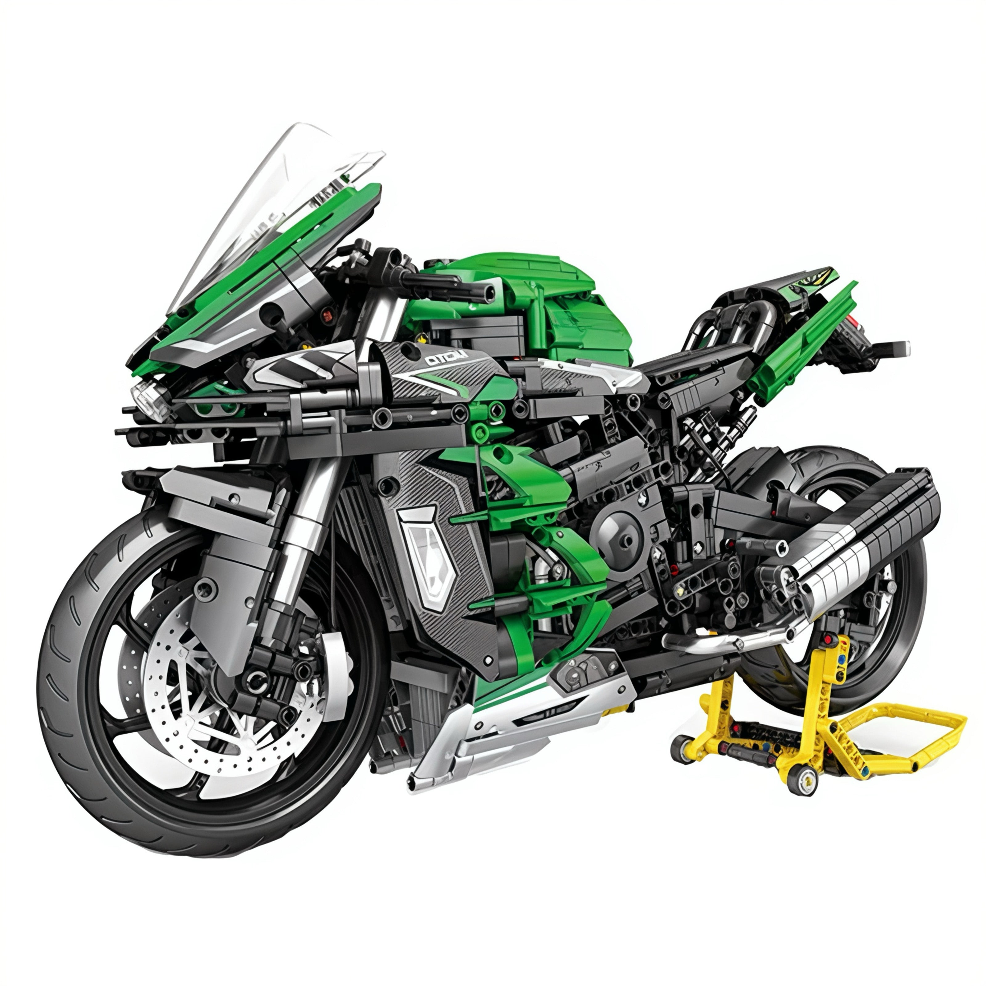 Kit di Modello in Mattoncini Moto Performance da 2087 pezzi