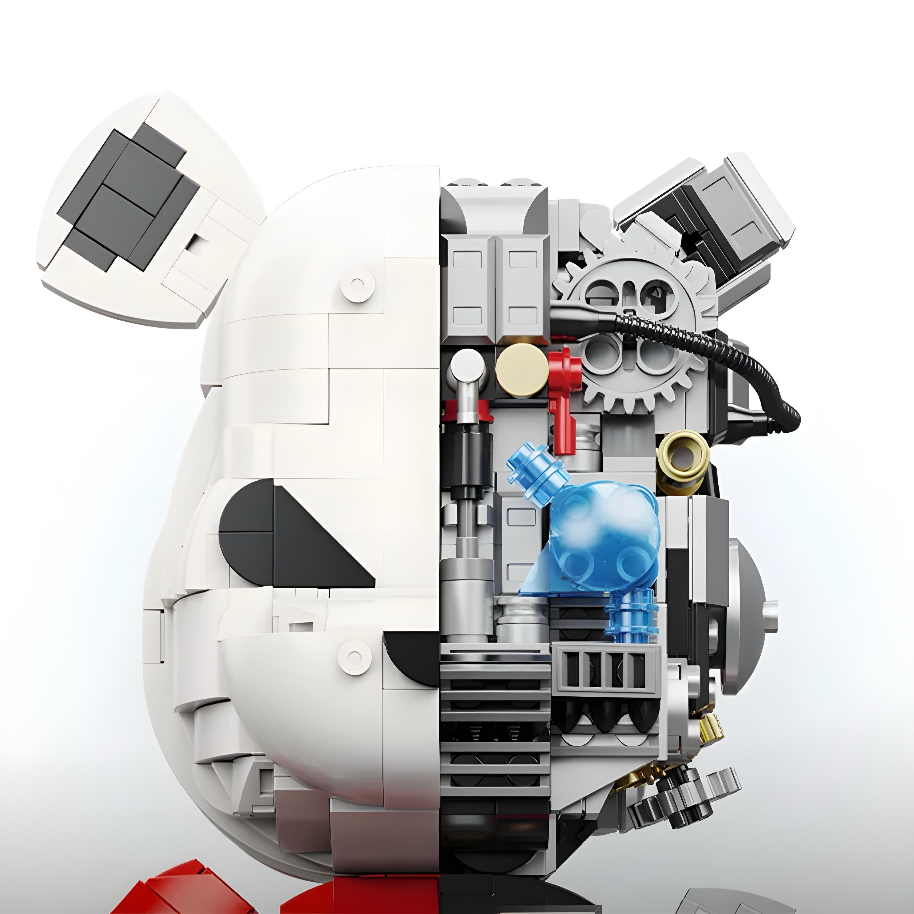Bearblock #Angrypanda 400%  1402pcs