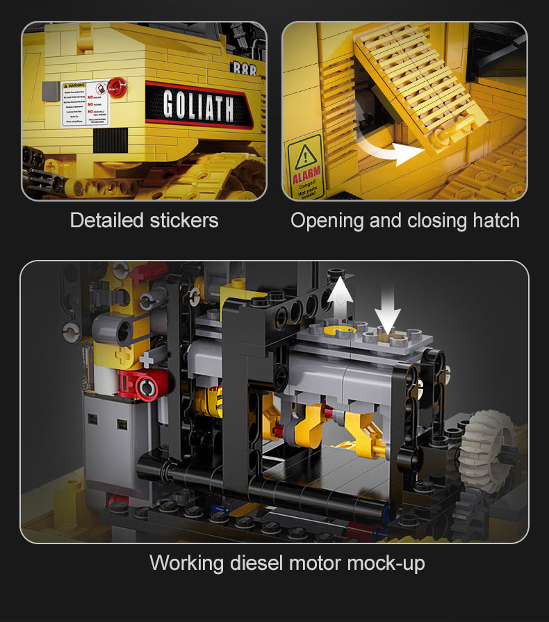 Heavey Bulldozer 2826PCS