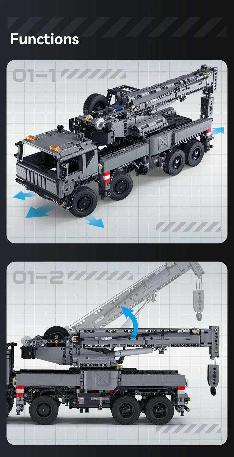 Military Crane Truck 2686PCS