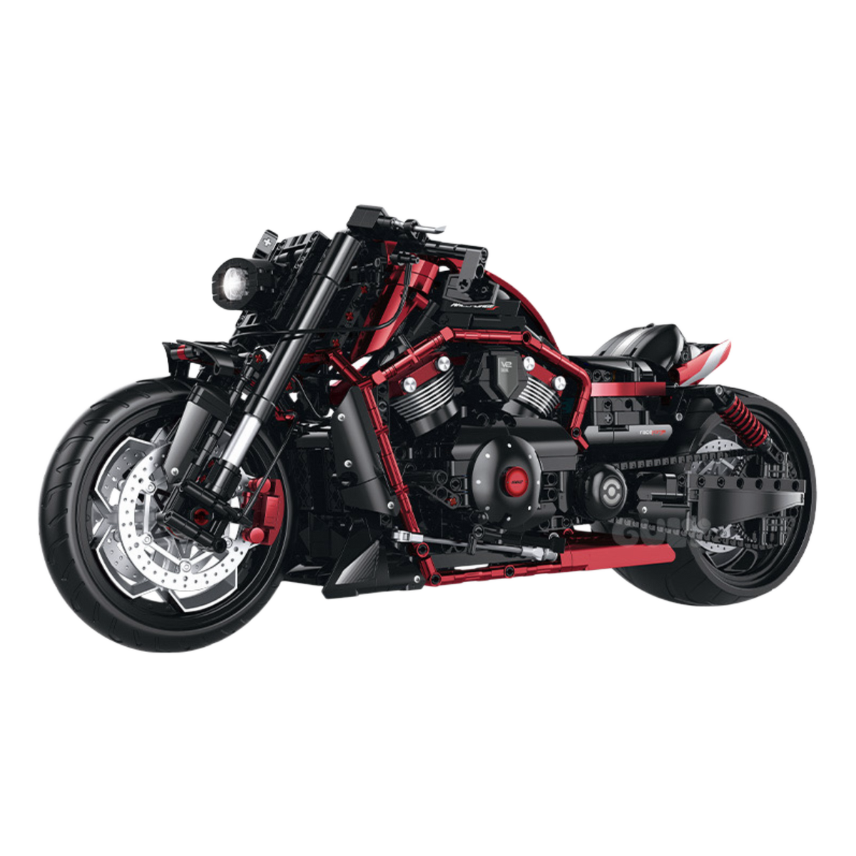 1:5 Drag-Style Muscle Cruiser Motorbike