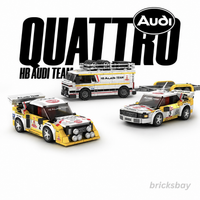 Offiziell lizenziertes HB Audi WRC Team – 3-in-1 Rally Legends Set 1362 Teile