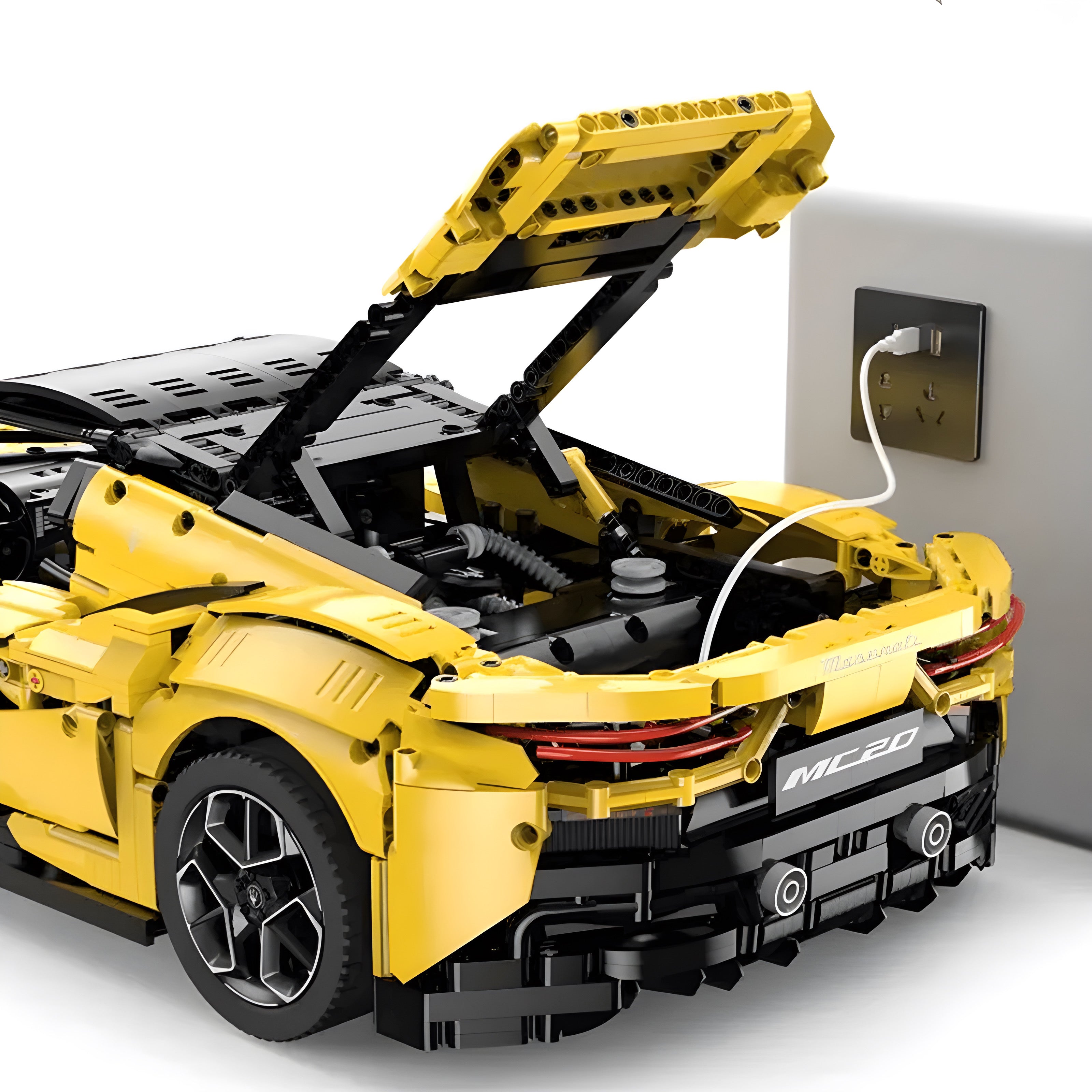 Lizenzierter Maserati MC20 1:8 Modellauto aus Bausteinen – 3399-teiliger Bausatz