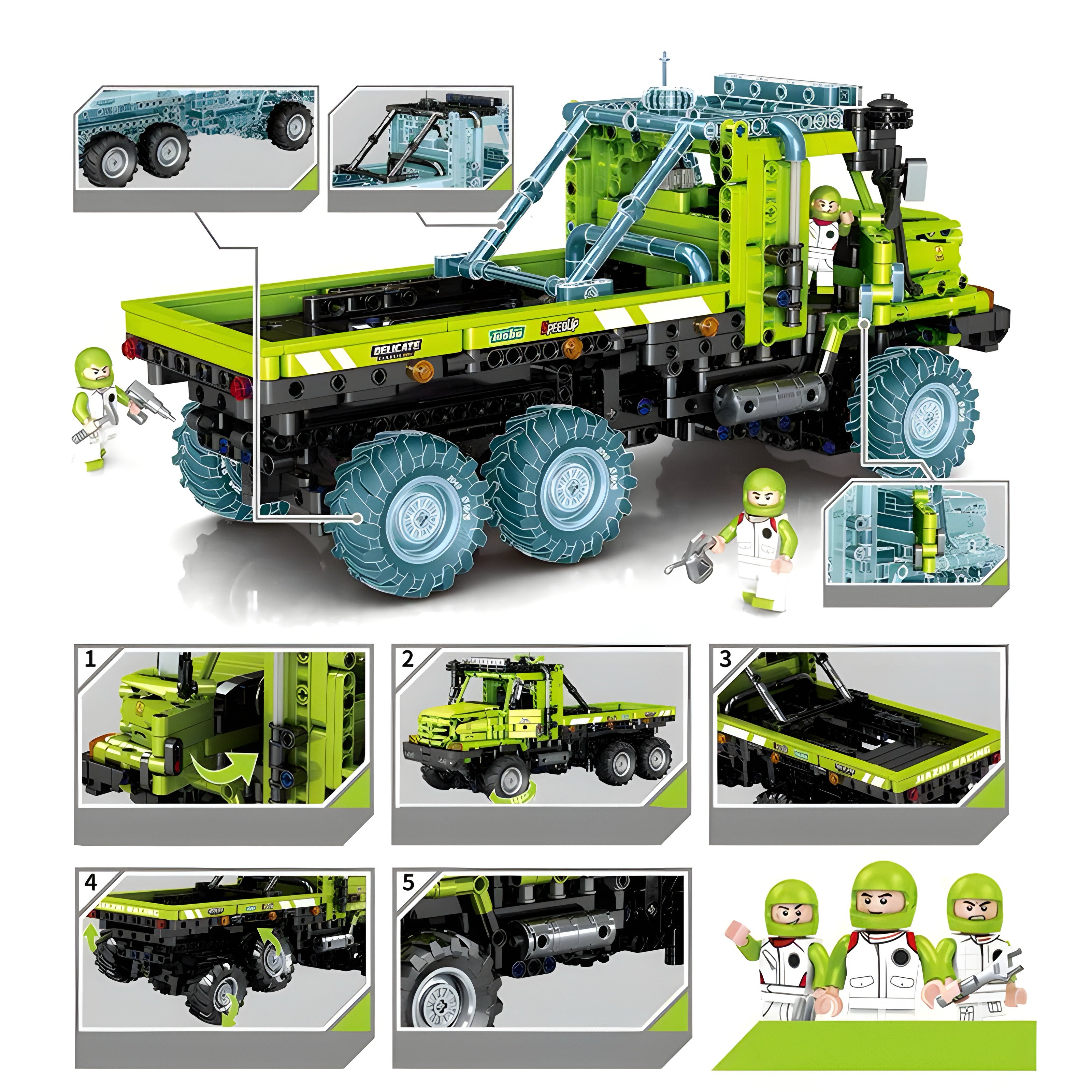 Remote Controlled Recovery Truck 1336pcs