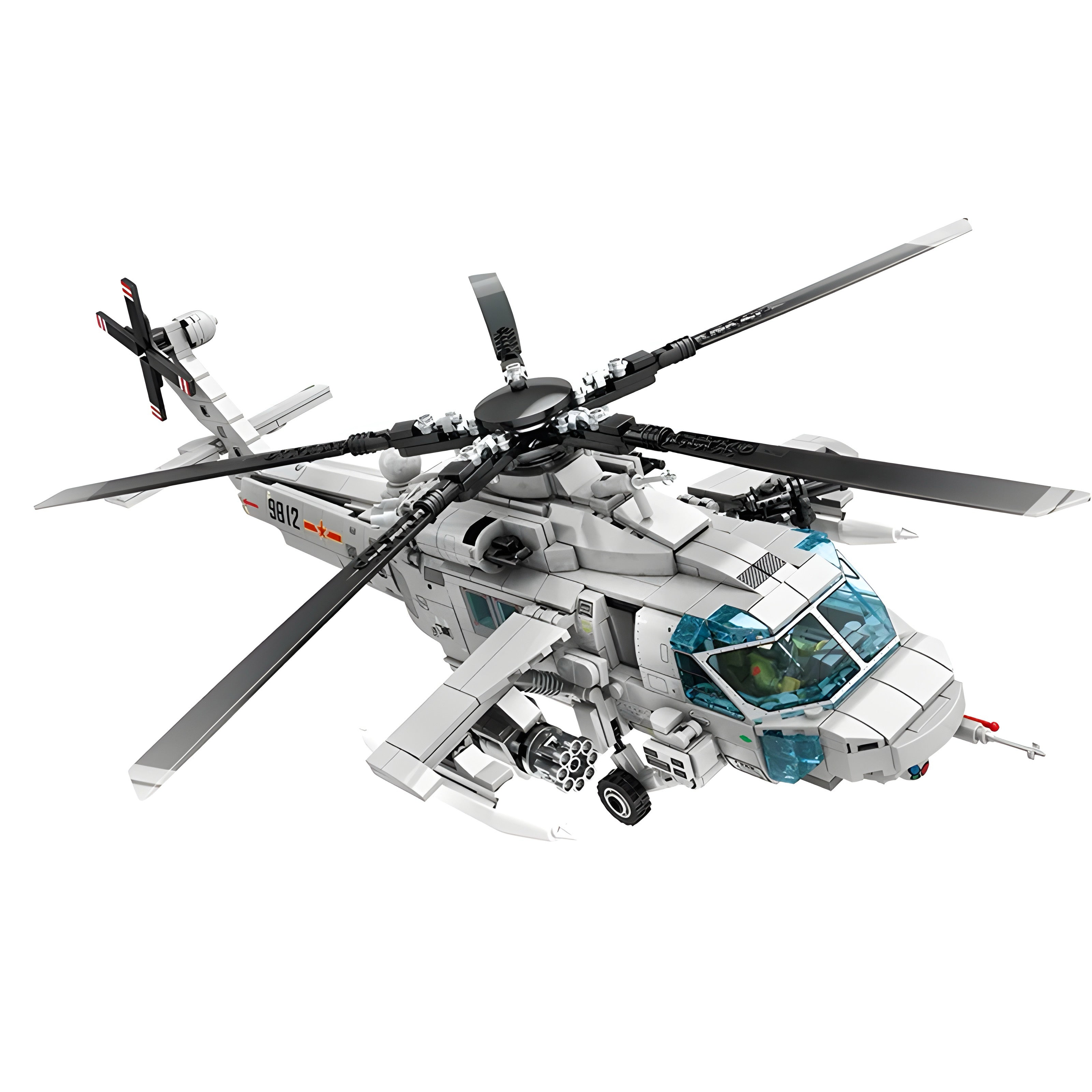 Z-20 Attack Helicopter - 934pcs