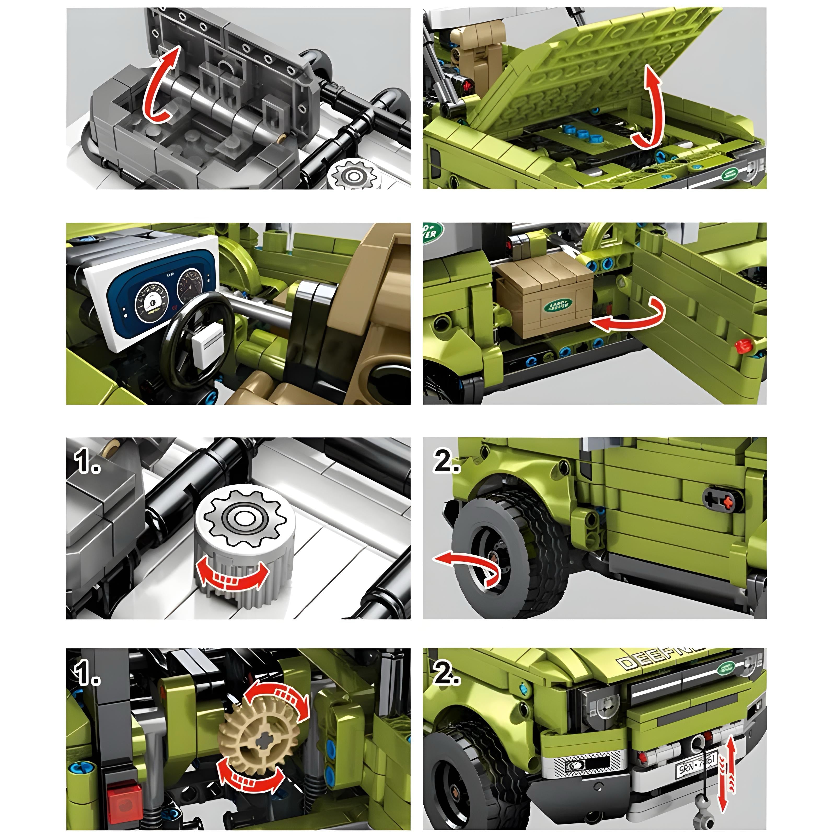 British Off Roader 1286pcs