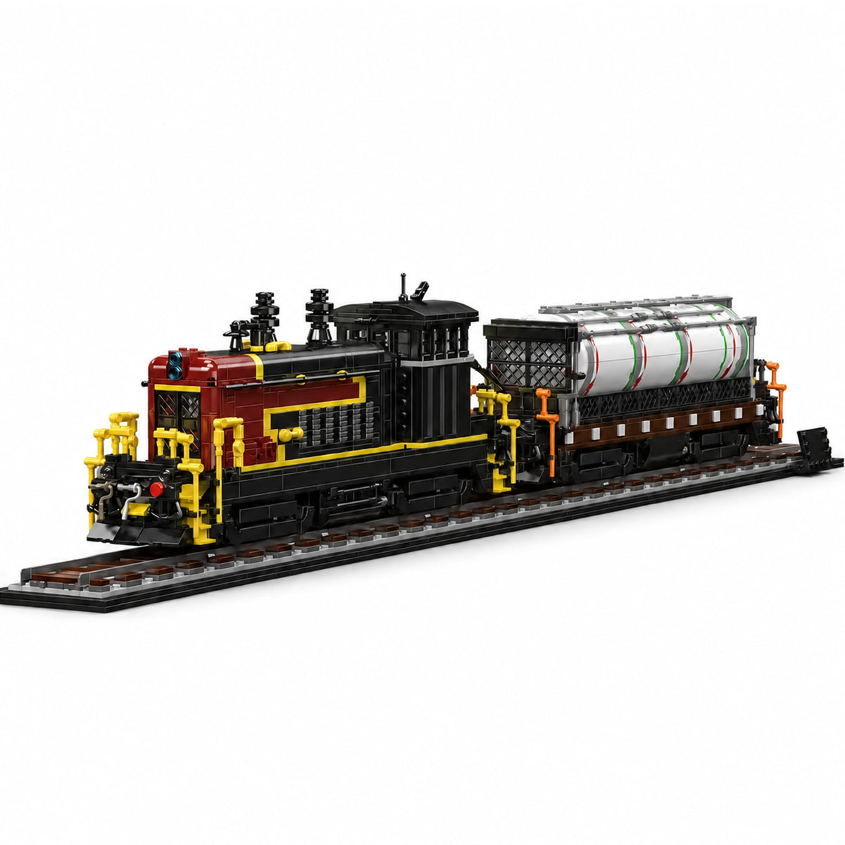 American Diesel Switcher Locomotive with Tanker