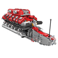 Ultimate V12 Engine & 4-Speed Gearbox 3471pcs