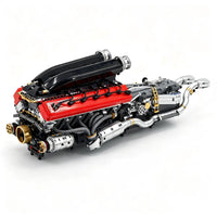 Motorized Large Ferrari SP3 V12 Engine - 2155pcs