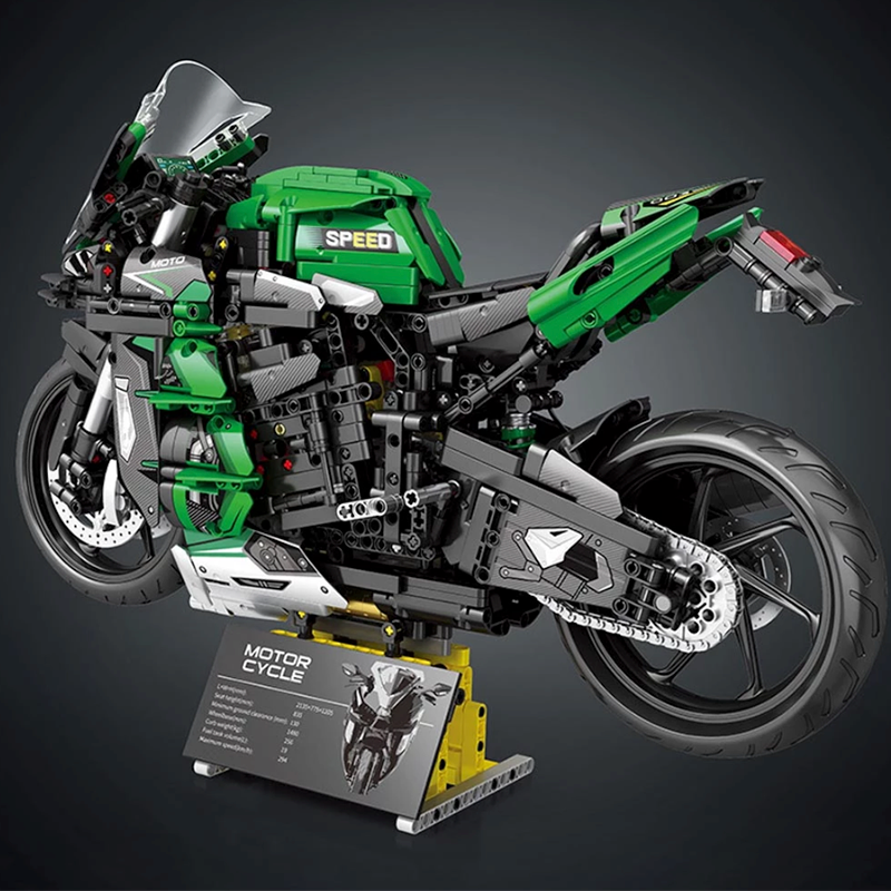 Green Motorbike – 2087pcs