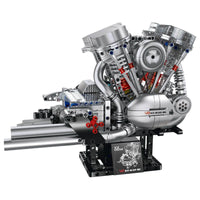 Motorised V2 Bike Engine 866pcs