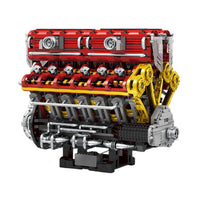 Der ultimative italienische Supersportwagen-V12-Motor (4718 Teile)