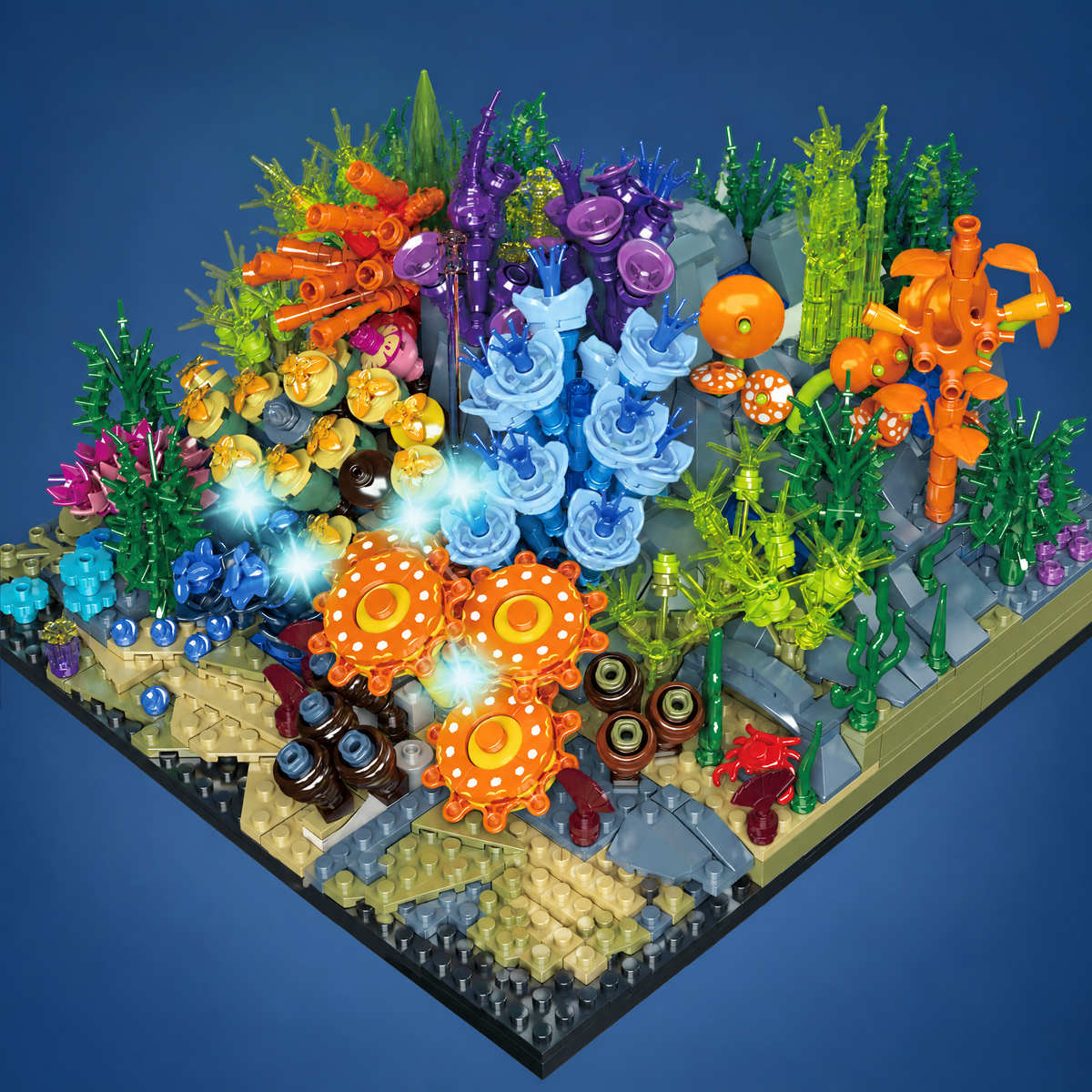 Light-Up Coral Reef Aquarium