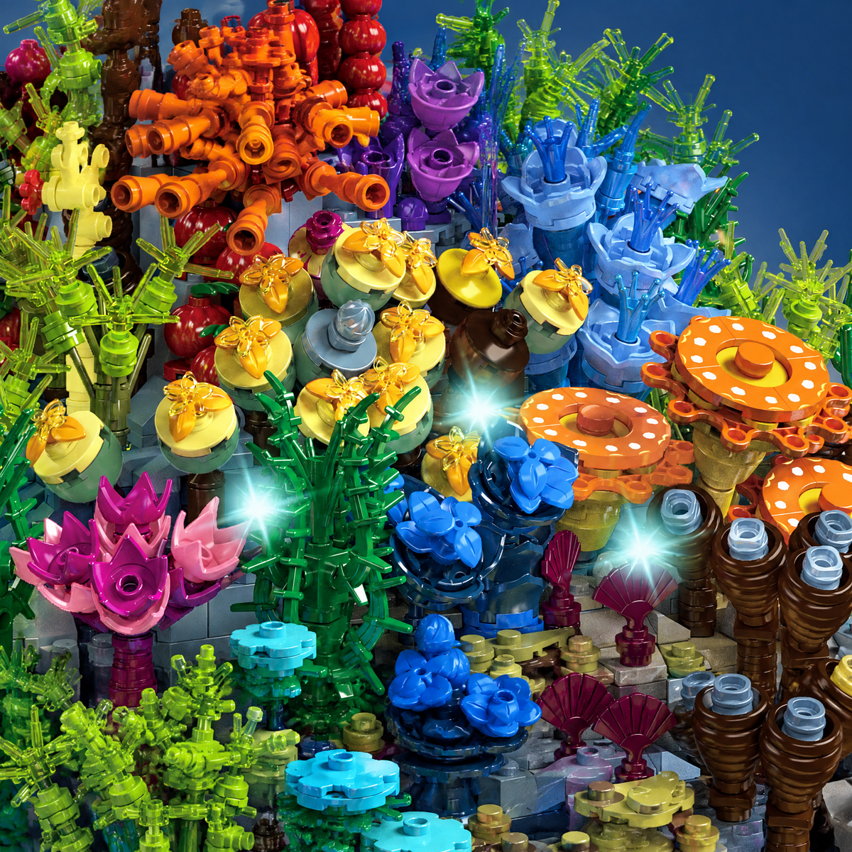 Light-Up Coral Reef Aquarium