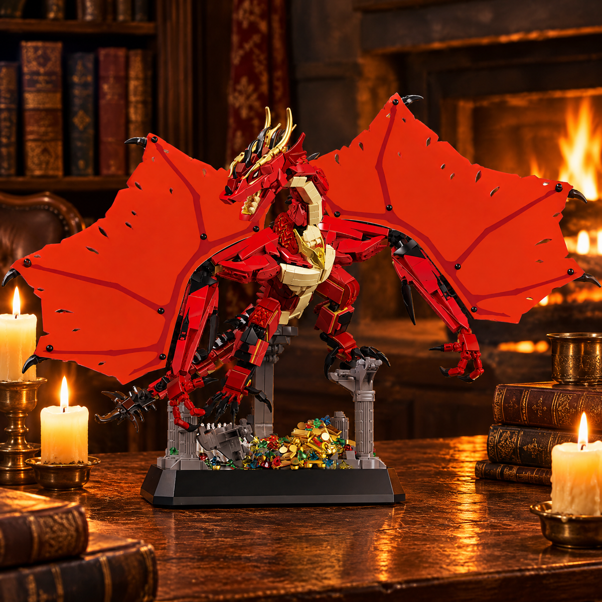 Crimson Fire Drake Dragon