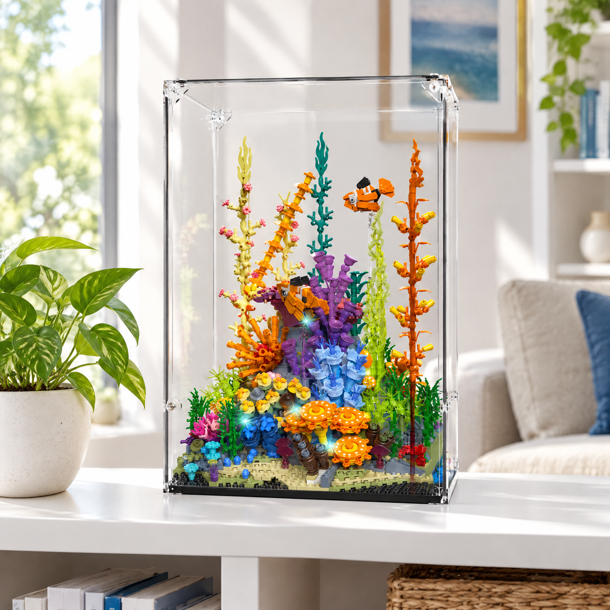 Light-Up Coral Reef Aquarium
