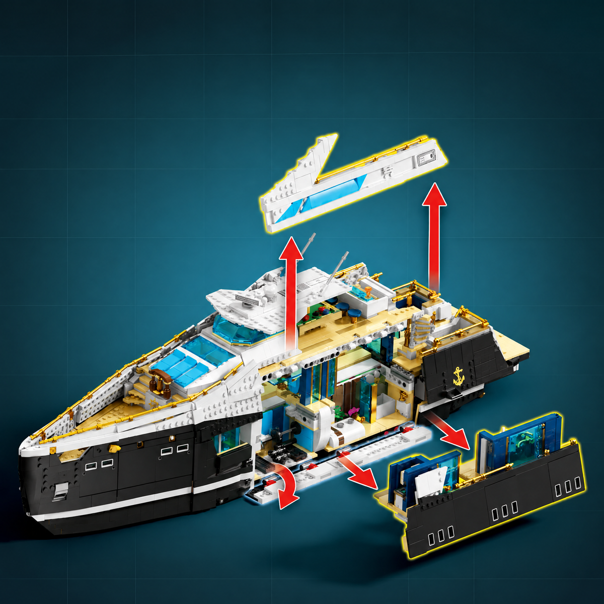 Luxury Motor Yacht 4457pcs
