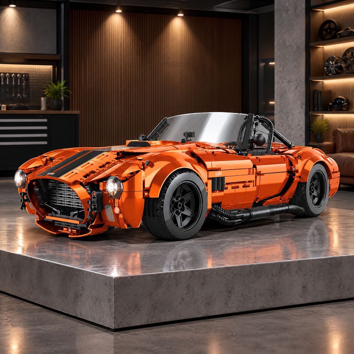 1:8 Copper Classic V8 Roadster 2765pcs