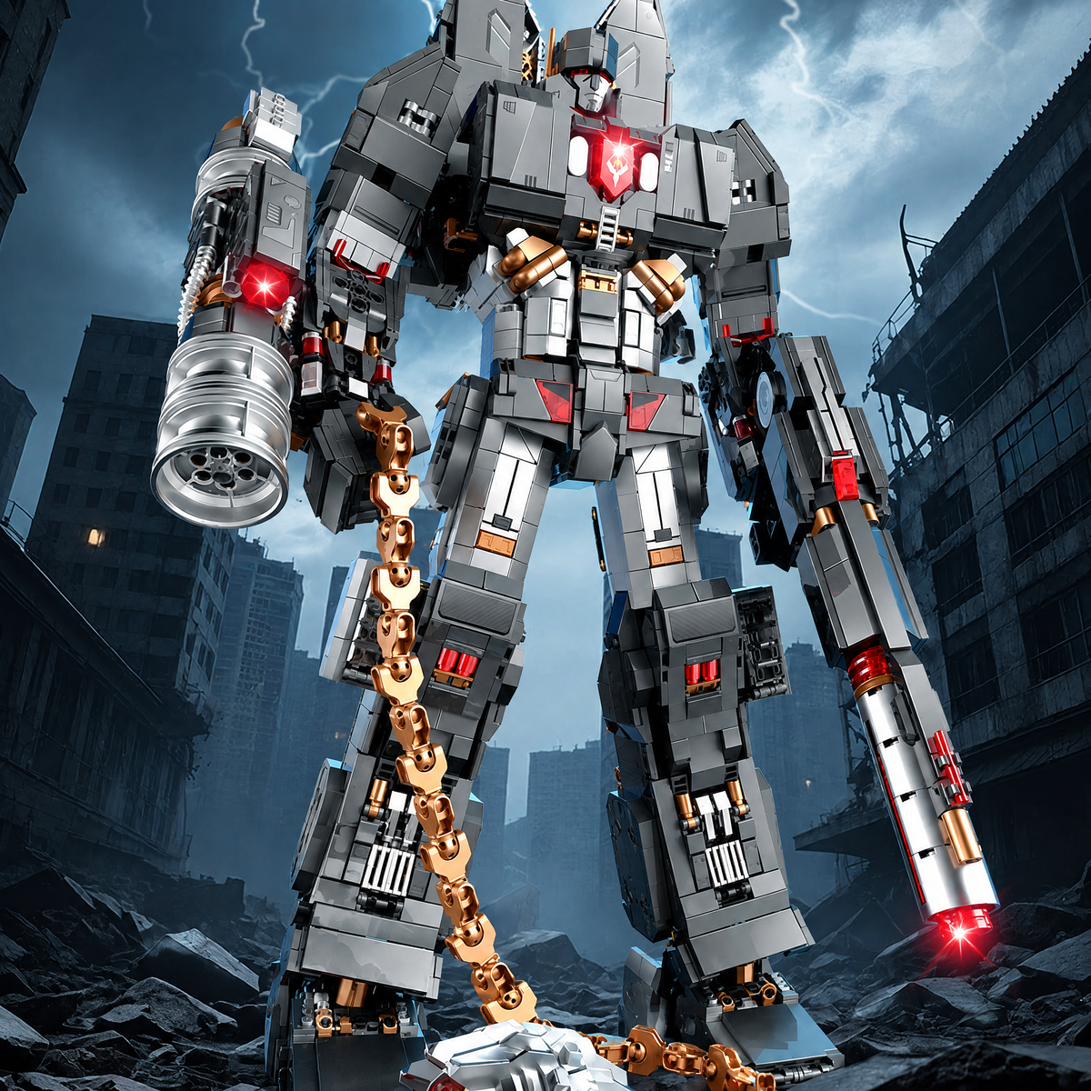 Transforming War Mech & Battle Tank 3727pcs