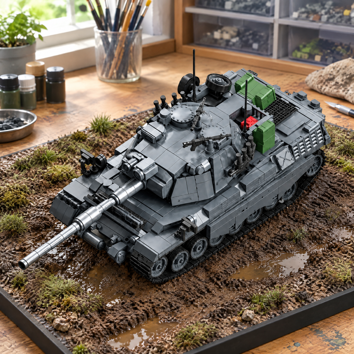 1:28 Leopard 1 Main Battle Tank 1862pcs