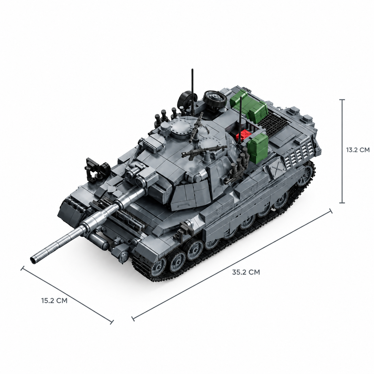 1:28 Leopard 1 Main Battle Tank 1862pcs