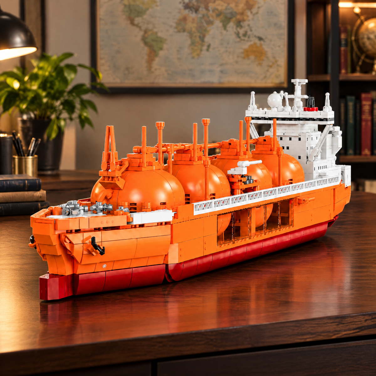 Spherical Tank LNG Carrier Ship