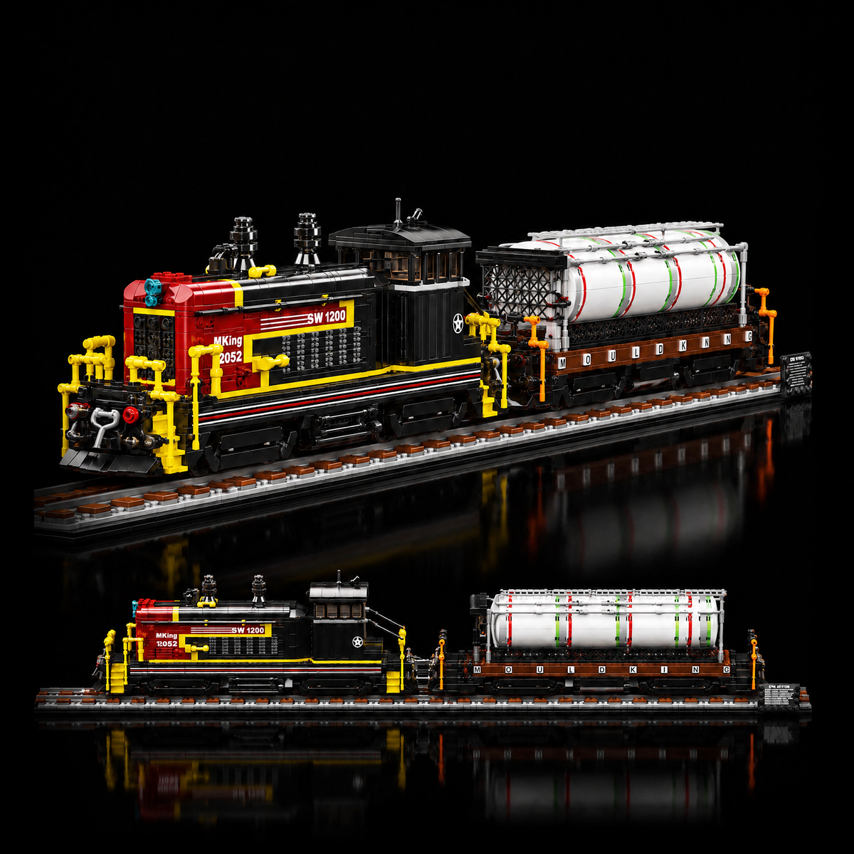 American Diesel Switcher Locomotive with Tanker