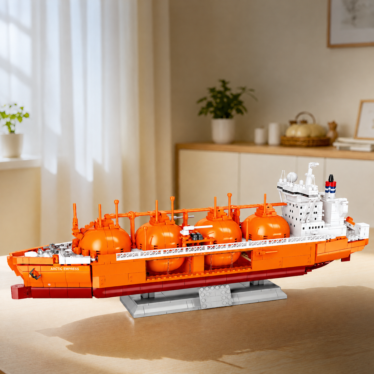 Spherical Tank LNG Carrier Ship