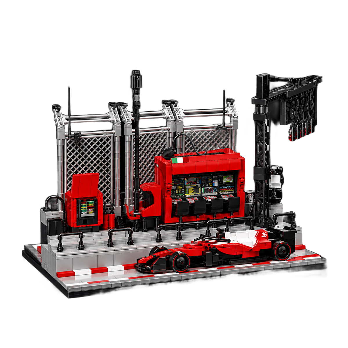 Grand Prix Pit Lane Diorama 1413pcs