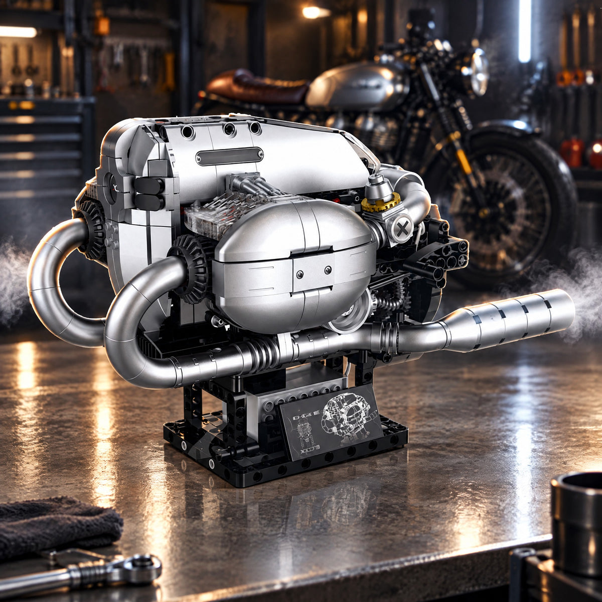 Motorised Boxer Vapor Engine