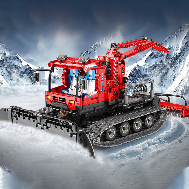 Remote Controlled Snow Groomer – PRO Series Winter Machine (1099pcs)