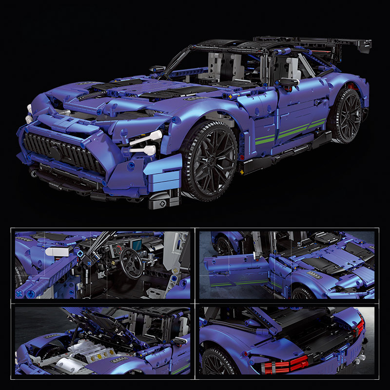 Satin Blue AMG GTR  2885pcs