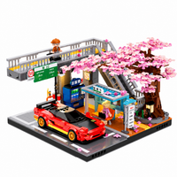 Sakura Station & Skybridge - 1593pcs