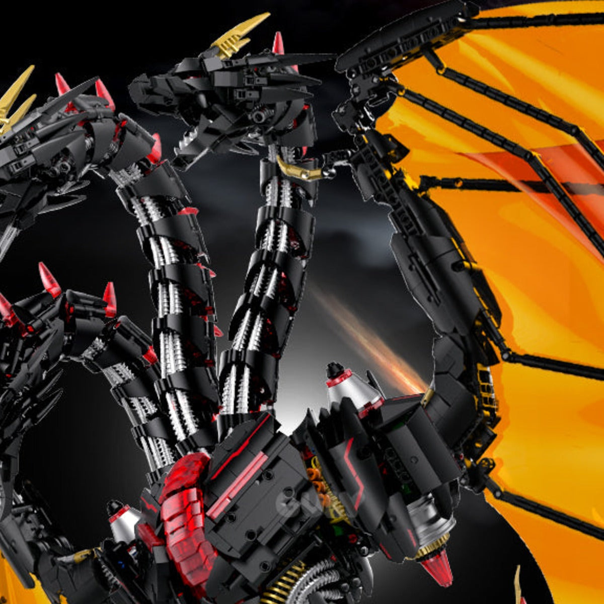 Shadow Drake LED Dragon