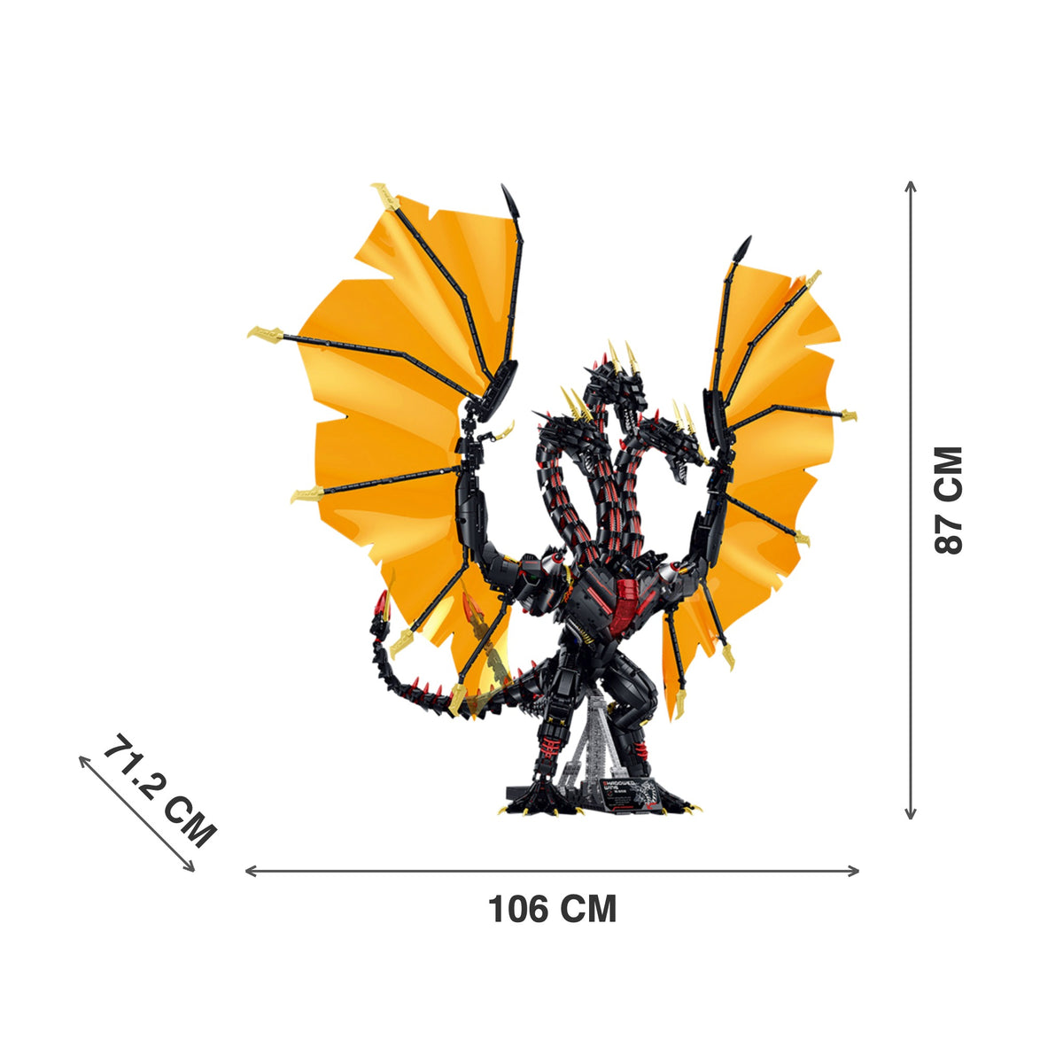Shadow Drake LED Dragon