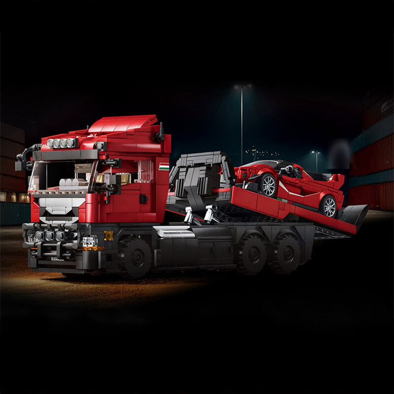 Camion transporteur de supercars Cheval Cabré 1727 pièces